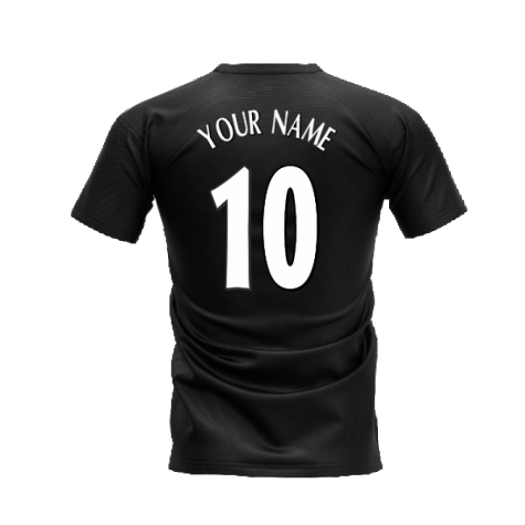 Liverpool 2000-2001 Retro Shirt T-shirt - Text (Black) (Your Name)