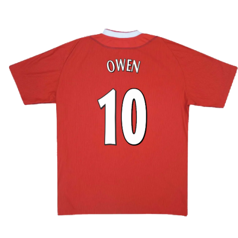 Liverpool 2002-04 Home Shirt (Excellent) (Owen 10)