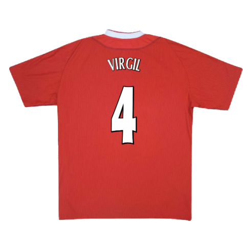Liverpool 2002-04 Home Shirt (XL) (Excellent) (Virgil 4)