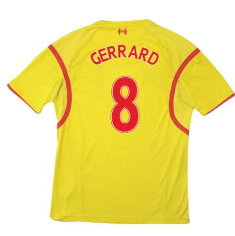 Liverpool 2014-15 Away Shirt (XXL) (Good) (GERRARD 8)