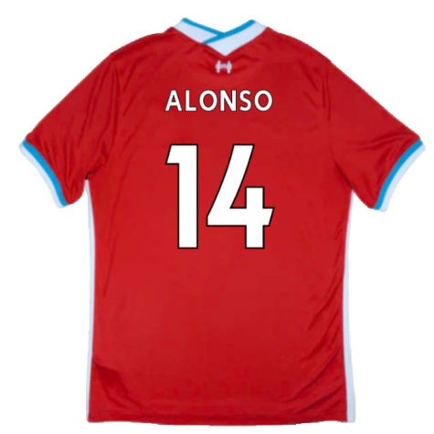 Liverpool 2020-21 Home Shirt (S) (Mint) (ALONSO 14)