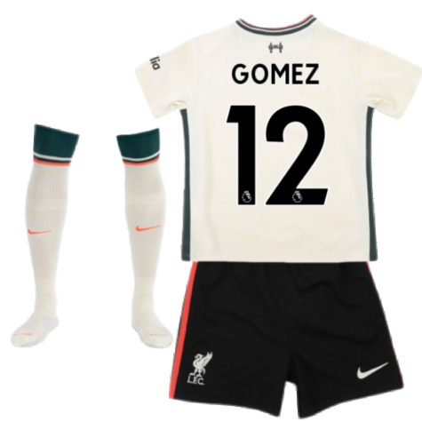 Liverpool 2021-2022 Away Little Boys Mini Kit (GOMEZ 12)