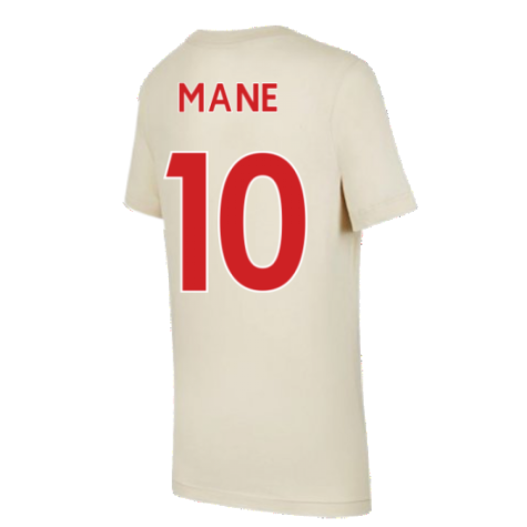 Liverpool 2021-2022 Evergreen Crest Tee (Fossil) - Kids (MANE 10)