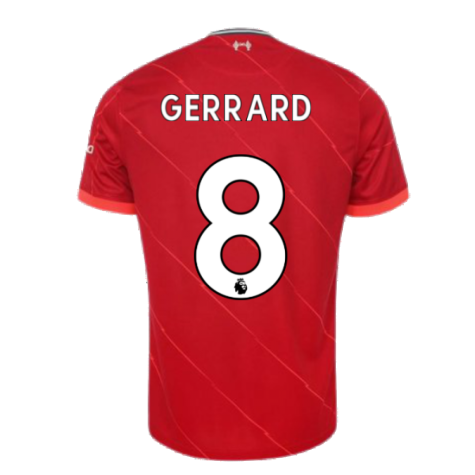 Liverpool 2021-2022 Home Shirt (Kids) (GERRARD 8)