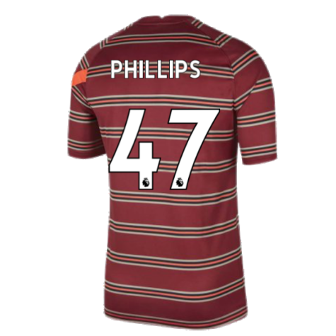 Liverpool 2021-2022 Pre-Match Training Shirt (Red) - Kids (PHILLIPS 47)