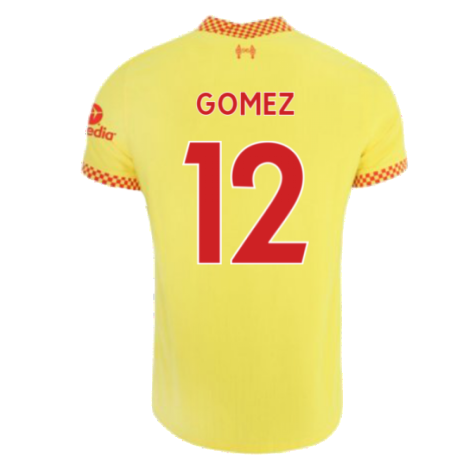 Liverpool 2021-2022 Vapor 3rd Shirt (GOMEZ 12)