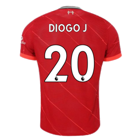 Liverpool 2021-2022 Vapor Home Shirt (DIOGO J. 20)