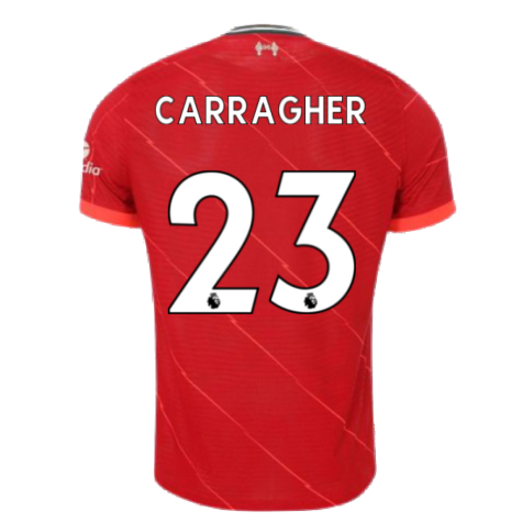 Liverpool 2021-2022 Vapor Home Shirt (Kids) (CARRAGHER 23)