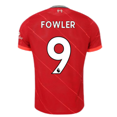 Liverpool 2021-2022 Vapor Home Shirt (Kids) (FOWLER 9)