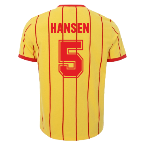 Liverpool Heritage 1982 Yellow Away Tee (Hansen 5)