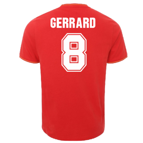 Liverpool Heritage 1986 Red Home Tee (GERRARD 8)