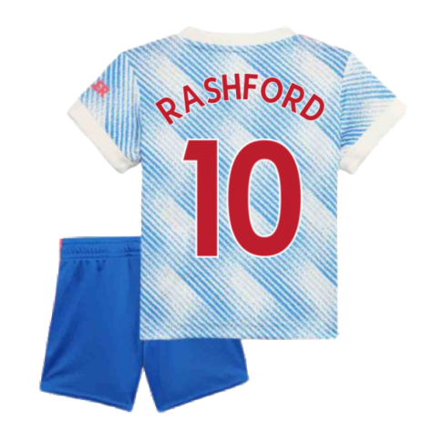 Man Utd 2021-2022 Away Baby Kit (RASHFORD 10)