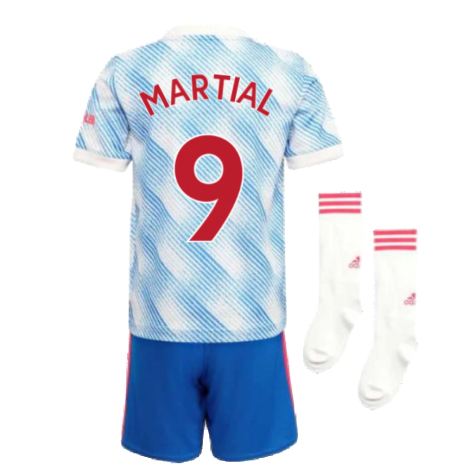 Man Utd 2021-2022 Away Mini Kit (MARTIAL 9)