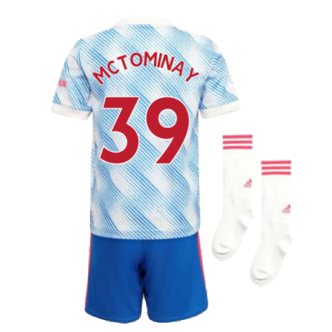 Man Utd 2021-2022 Away Mini Kit (McTOMINAY 39)