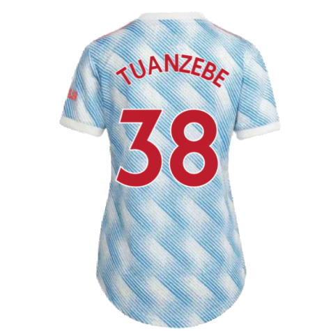 Man Utd 2021-2022 Away Shirt (Ladies) (TUANZEBE 38)