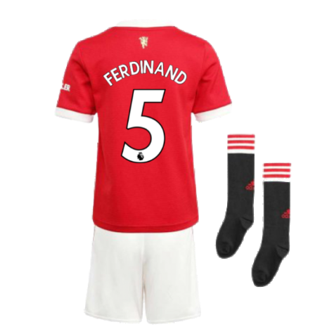 Man Utd 2021-2022 Home Mini Kit (FERDINAND 5)