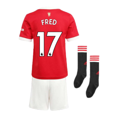 Man Utd 2021-2022 Home Mini Kit (FRED 17)