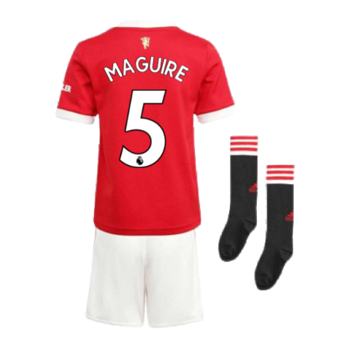 Man Utd 2021-2022 Home Mini Kit (MAGUIRE 5)