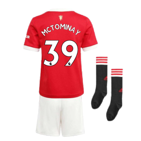 Man Utd 2021-2022 Home Mini Kit (McTOMINAY 39)