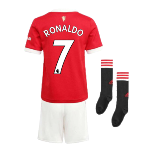 Man Utd 2021-2022 Home Mini Kit (RONALDO 7)