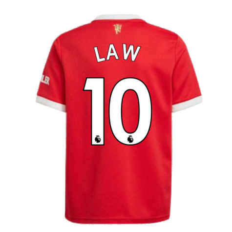 Man Utd 2021-2022 Home Shirt (Kids) (LAW 10)