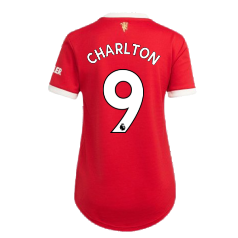 Man Utd 2021-2022 Home Shirt (Ladies) (CHARLTON 9)