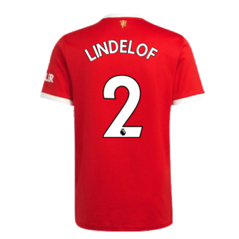 Man Utd 2021-2022 Home Shirt (LINDELOF 2)