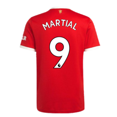 Man Utd 2021-2022 Home Shirt (MARTIAL 9)