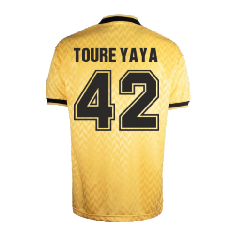 Manchester City 1989 Third Retro Shirt (TOURE YAYA 42)