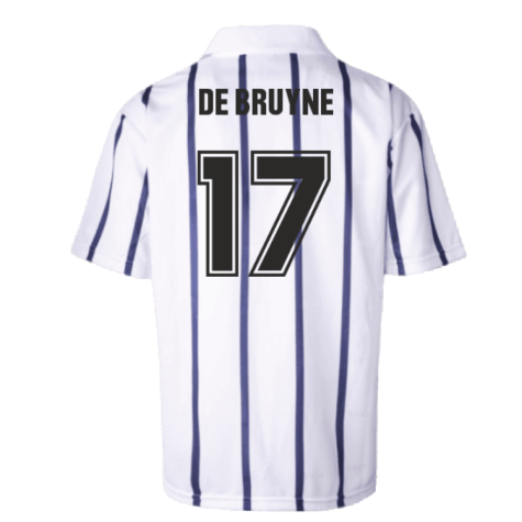 Manchester City 1993 Away Retro Football Shirt (DE BRUYNE 17)