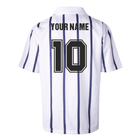 Manchester City 1993 Away Retro Football Shirt (Your Name)