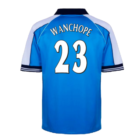 Manchester City 2000 Home Retro Shirt (Wanchope 23)