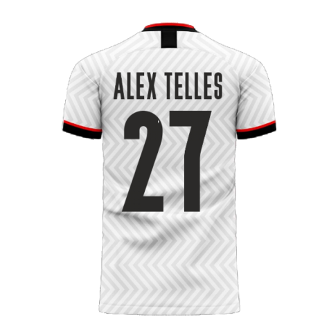Manchester Red 2025-2026 Away Concept Football Kit (Libero) (ALEX TELLES 27)