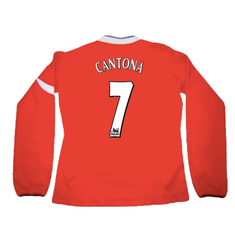 Manchester United 2004-06 Home L/S Shirt (XL) (Very Good) (CANTONA 7)