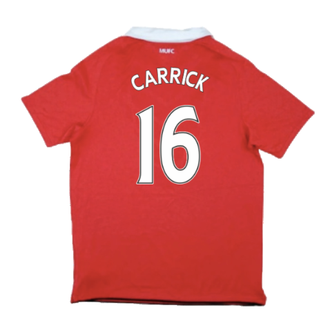 Manchester United 2010-11 Home Shirt (Very Good) (Carrick 16)