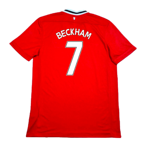 Manchester United 2011-12 Home Shirt (M) (Excellent) (BECKHAM 7)