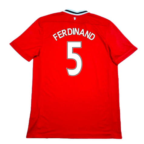 Manchester United 2011-12 Home Shirt (Very Good) (Ferdinand 5)