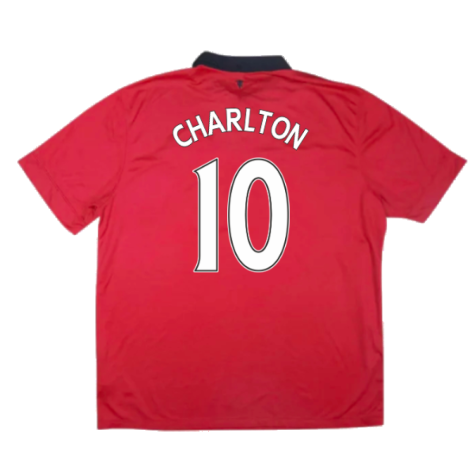 Manchester United 2013-14 Home Shirt (M) (Very Good) (Charlton 10)