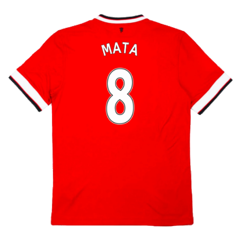 Manchester United 2014-15 Home (3XL) (Very Good) (Mata 8)