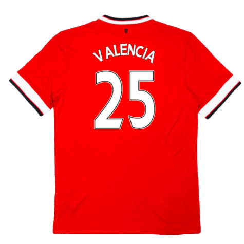 Manchester United 2014-15 Home (3XL) (Very Good) (Valencia 25)