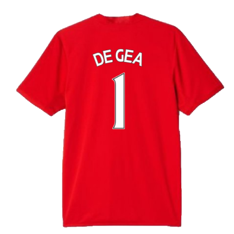 Manchester United 2015-16 Home Shirt (S) (De Gea 1) (Very Good)