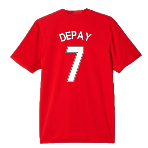 Manchester United 2015-16 Home Shirt (S) (Depay 7) (Very Good)