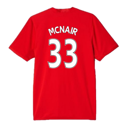 Manchester United 2015-16 Home Shirt (M) (Excellent) (McNair 33)