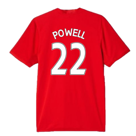 Manchester United 2015-16 Home Shirt (S) (Powell 22) (Very Good)