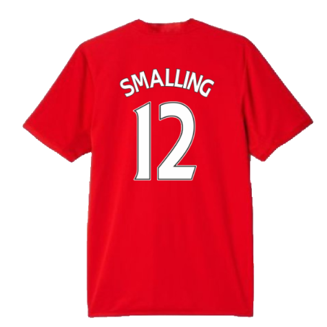 Manchester United 2015-16 Home Shirt (S) (Smalling 12) (Very Good)