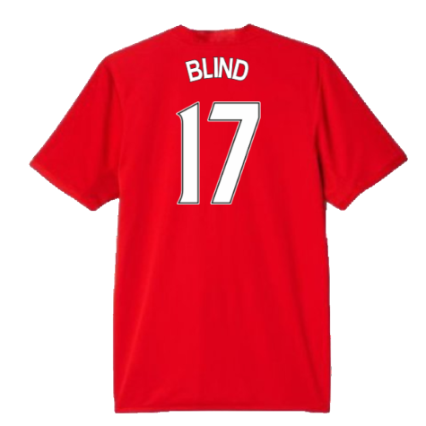 Manchester United 2016-17 Home Shirt (S) (Good) (Blind 17)