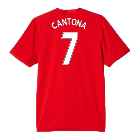 Manchester United 2016-17 Home Shirt (S) (Good) (Cantona 7)