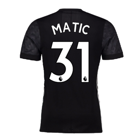 Manchester United 2017-18 Adizero Away Shirt ((Mint) S) (Matic 31)