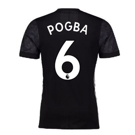 Manchester United 2017-18 Adizero Away Shirt ((Mint) S) (Pogba 6)