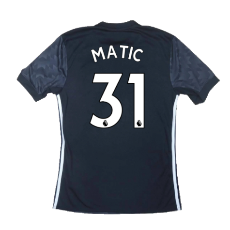 Manchester United 2017-18 Away Shirt ((Very Good) L) (Matic 31)